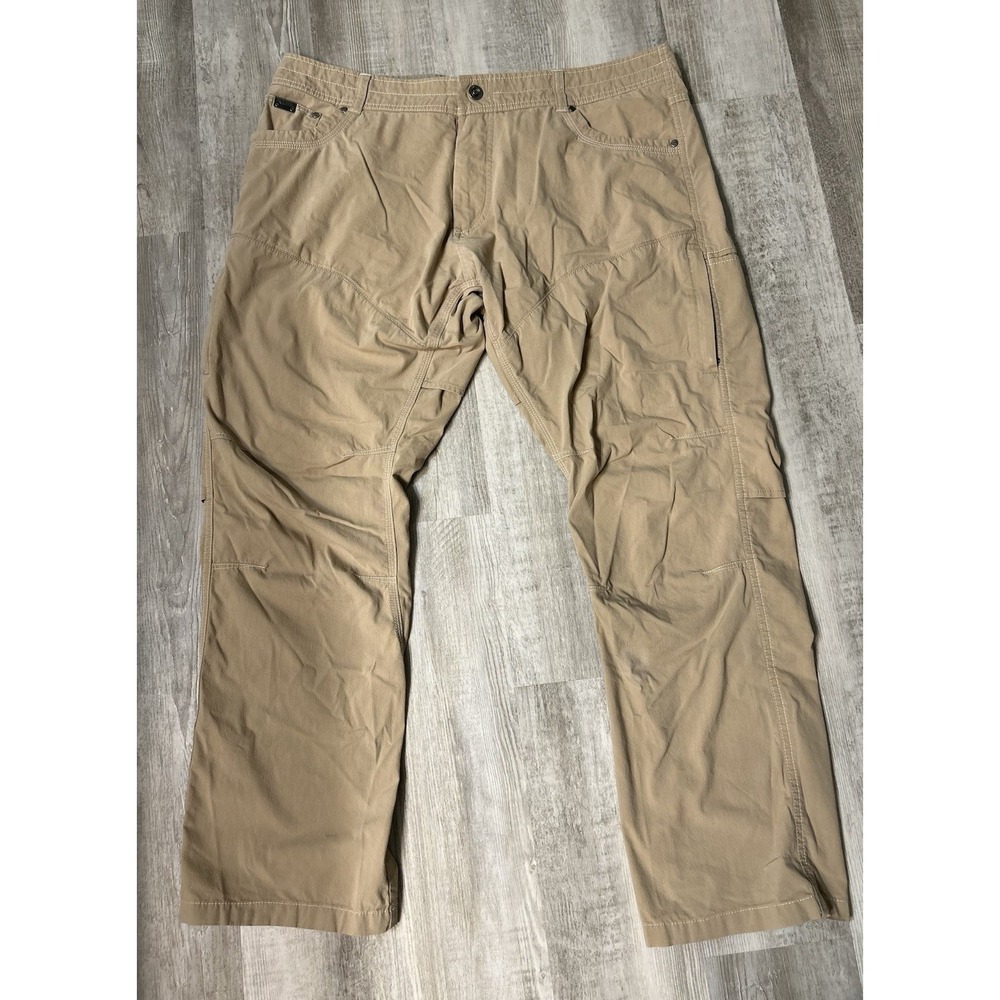 Kuhl Konfidant Men's Air Pants Size 38x30 Hiking Outdoors Tan Khaki